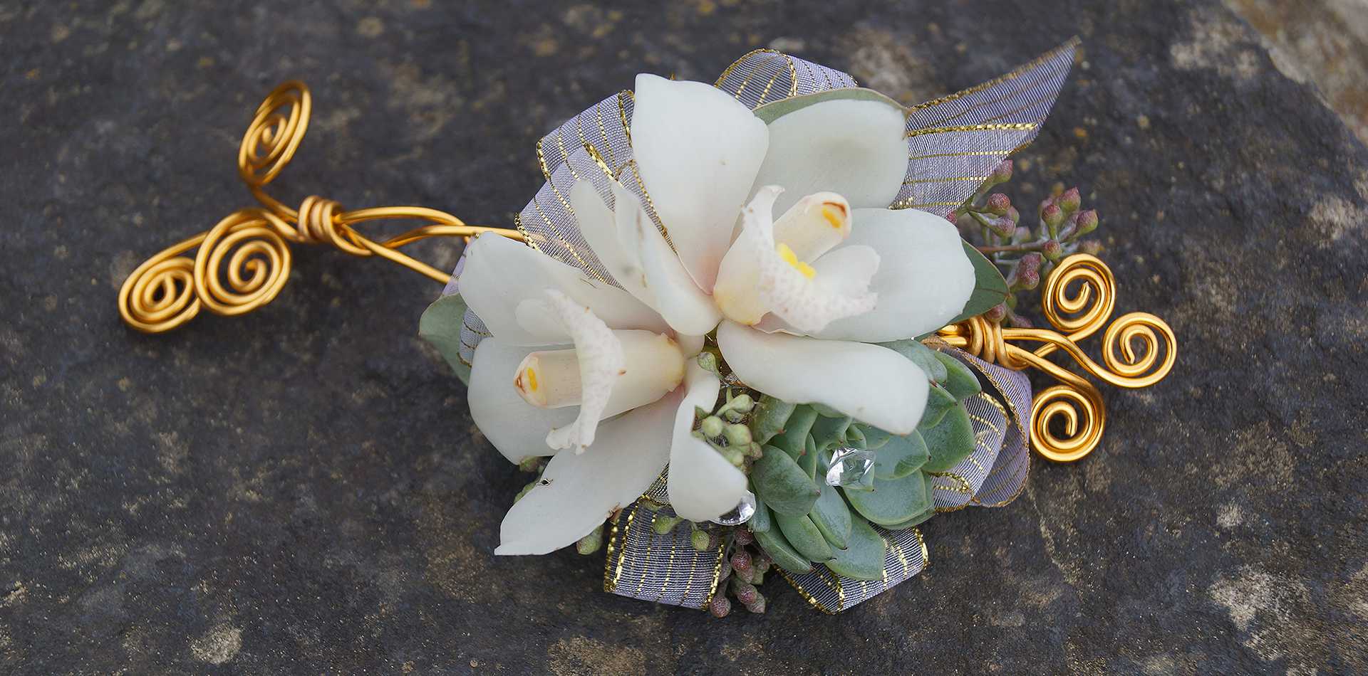 One-size-fits-all' wrist corsage is Most Inspirational Corsage Design