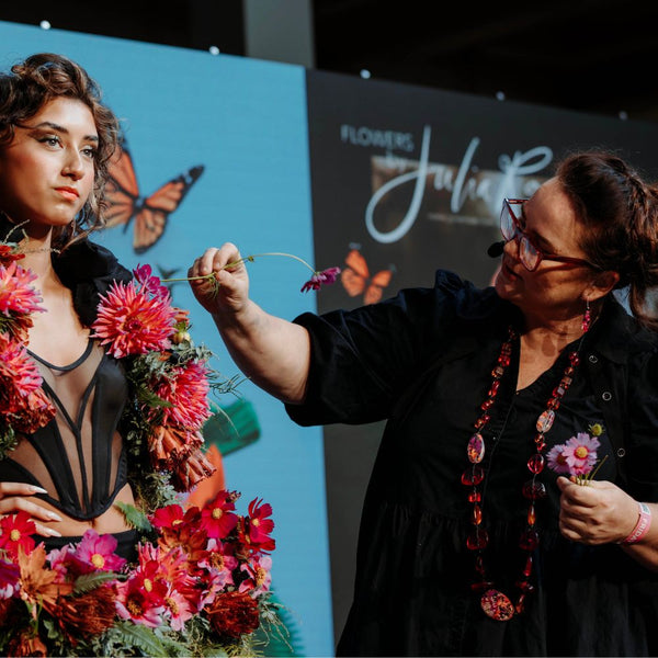 ‘Flowers take the Runway’ New York Fashion Week with Julia Rose