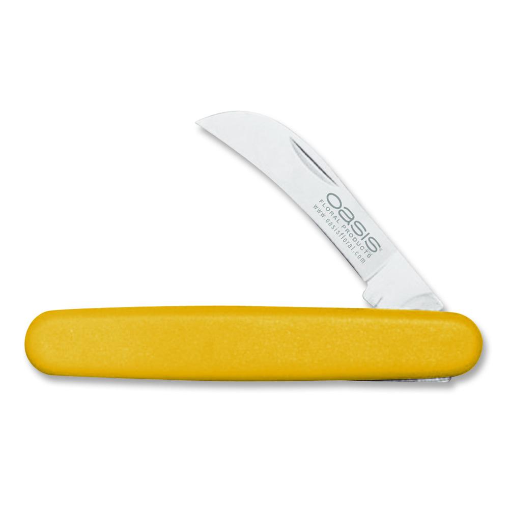 Oasis Florist Knife, Yellow Handle — Artificial Floral Supplies