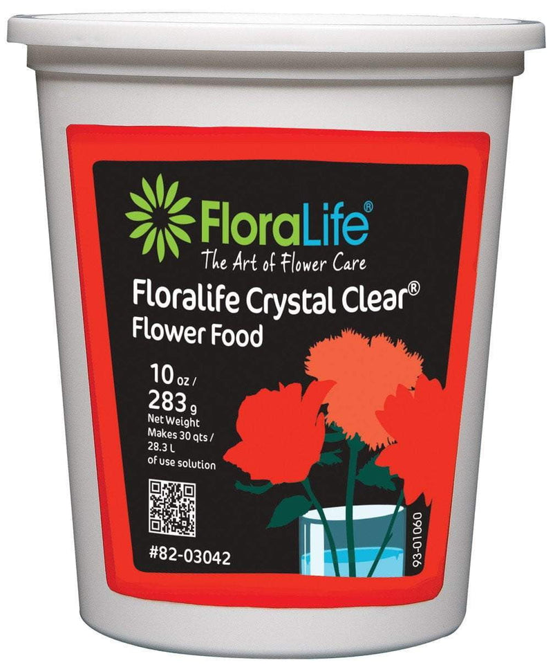 Floralife CRYSTAL CLEAR Flower Food 300 Powder, 10 Oz 